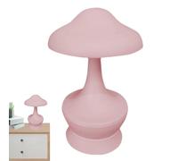 Tewzafiya Veilleuse à champignons, Lampe à champignon - Lampe de chevet avec recharge USB à thème champignon Veilleuse - Lampe de table Lumières de lecture à lumière douce Veilleuse à LED à économie