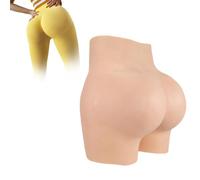 Tex-Eorey Culotte Complète en Silicone, Fesses De Fesses, Short De Hanches Accentué, Crossdresser, Fausse Culotte Vaginale pour Cosplay Transgenre,White(Basics)