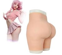 Tex-Eorey Culotte en Silicone Portable avec Vagin Réaliste, Dessinateur De Hanches pour Crossdresseurs, Cosplay Et Personnes Transgenres,White(Basics)