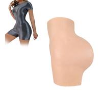 Tex-Eorey Culotte en Silicone Réaliste avec Vagin Factice Short Masculin À Féminin Rembourrage pour Hanches pour Crossdressing Et Cosplay,Brown(Upgrades)