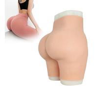 Tex-Eorey Culottes avec Vagin Pénétrable en Silicone Réaliste, Faux Pantalon À Grosses Fesses Camouflant des Boxers pour Transgenres Et Cross-Dressers,White(Upgrades)