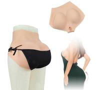 Tex-Eorey Pantalon Vaginal en Silicone réaliste Fausse Chatte Pantalon Triangle Travestissement Faux Cul Peut Faire Pipi et Insertion pour Drag Queen,Natrual,Basics