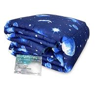 tex family Couette FIOCCO - Couette d'hiver Chaude et Douce, Fabriquée en Italie, Microfibre Hypoallergénique, Garnissage 300 g/m² - Ciel Étoilé - Cm. 220x260