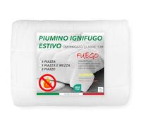 tex family Couette synthétique d'été Ignifuge fabriquée en Italie homologuée - 2 carrés