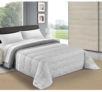 Tex family Couvre-lit matelassé nœud © piqué gris fabriqué en Italie - Double 2 places