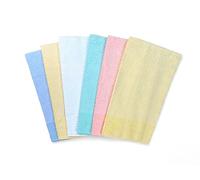 Tex family Lot de 6 grandes serviettes de bain, modèle Vénus, Jacquard, pur coton, couleurs assorties, fabriqué en Italie, 70 x 120 cm