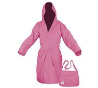 Tex family - Peignoir en microfibre Poddy technique | Absorbe 5 x plus que l'éponge | Léger et à séchage rapide | Idéal pour le sport et les voyages, rose, XXL