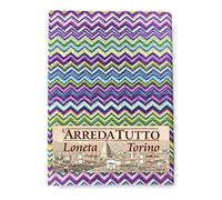 tex family Plaid d’Ameublement Couvre-Tout Grand Foulard Multi-Usage en Coton - Couvre-Lit, Protège-Canapé - Beatrice Lilas - 1 Place - Fabriqué en Italie