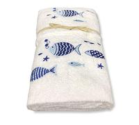 Tex family Set de serviettes Sea Pesciolini fond blanc