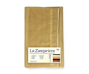 Tex family Store moustiquaire Marquisette d'extérieur plombé en 8 tailles différentes uni beige - 150 x 300 cm