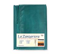 Tex family Store moustiquaire Marquisette d'extérieur plombé en 8 tailles différentes uni vert - 250 x 250 cm