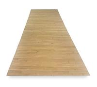 tex family Tapis en Bois Bamboo Woody © Tapis antidérapant Multi-Usage Cuisine Salle de Bains Entrée (Cm. 50x240, Uni Miel)