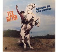 TEX RITTER - TEX RITTER singing in the saddle BEAR FAMILY 15231 (LP vinyl record)