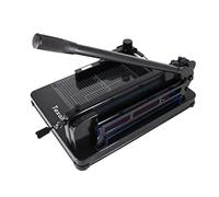 TEXALAN Massicot Guillotine très résistant Noir 400 feuilles A4-30,5 cm