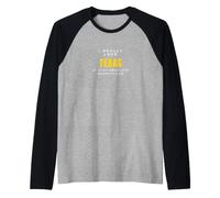 Texan J'aime Vraiment Un résident du Texas Manche Raglan