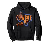 Texan Rodeo Cowboy Up Y'all Lone Star Home State HLSR Chemise Sweat à Capuche