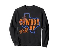 Texan Rodeo Cowboy Up Y'all Lone Star Home State HLSR Chemise Sweatshirt
