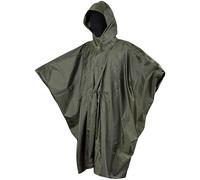 Texar Poncho en coton ripstop Résistantàl'Eau Protectioncontrelapluie Olive