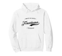Texarkana Texas TX : Deux Fois Plus Beau pour Les Femmes et Les Hommes Sweat à Capuche