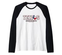 Texas 1836 Star State Pride Vintage Heritage Manche Raglan