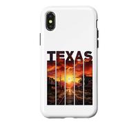 Texas 1845 Far West Ville de Cow-Boys Vacances Voyage Texas Coque pour iPhone X/XS