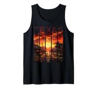 Texas 1845 Far West Ville de Cow-Boys Vacances Voyage Texas Débardeur