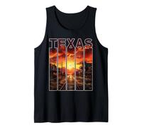 Texas 1845 Far West Ville de Cow-Boys Vacances Voyage Texas Débardeur