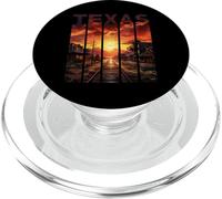 Texas 1845 Far West Ville de Cow-Boys Vacances Voyage Texas PopSockets PopGrip pour MagSafe