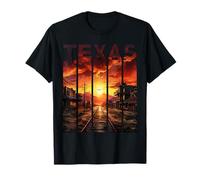 Texas 1845 Far West Ville de Cow-Boys Vacances Voyage Texas T-Shirt