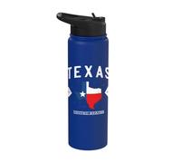 Texas 1845 Vintage États-Unis Stainless Steel Insulated Water Bottle