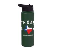 Texas 1845 Vintage États-Unis Stainless Steel Insulated Water Bottle