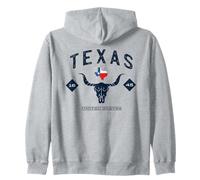 Texas 1845 Vintage États-Unis Ventilateur Sweat à Capuche