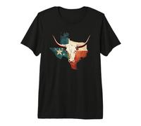 Texas 1845 Vintage pour Le Fier Texan T-Shirt Haut de Gamme