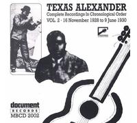 Texas Alexander - Complete Recorded Works 1927-1950 Vol. 2 (1928-1930) [Cd]