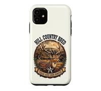 Texas Axis Deer Hunter Hill Country a été élevé par Lone Star State Coque pour iPhone 11