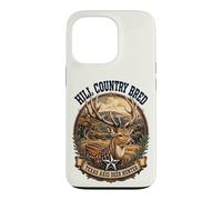 Texas Axis Deer Hunter Hill Country a été élevé par Lone Star State Coque pour iPhone 13 Pro