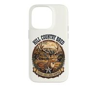 Texas Axis Deer Hunter Hill Country a été élevé par Lone Star State Coque pour iPhone 14 Pro