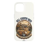 Texas Axis Deer Hunter Hill Country a été élevé par Lone Star State Coque pour iPhone 15