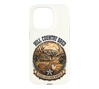 Texas Axis Deer Hunter Hill Country a été élevé par Lone Star State Coque pour iPhone 15 Pro