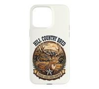 Texas Axis Deer Hunter Hill Country a été élevé par Lone Star State Coque pour iPhone 15 Pro Max