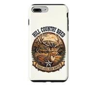 Texas Axis Deer Hunter Hill Country a été élevé par Lone Star State Coque pour iPhone 7 Plus/8 Plus