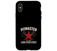 Texas BBQ Legend Pitmaster Grill Master Filet fumé Cadeau Coque pour iPhone X/XS