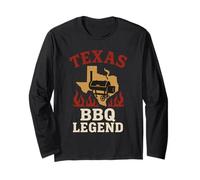 Texas BBQ Legend Pitmaster Grill Master Filet fumé Cadeau Manche Longue
