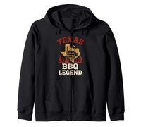 Texas BBQ Legend Pitmaster Grill Master Filet fumé Cadeau Sweat à Capuche