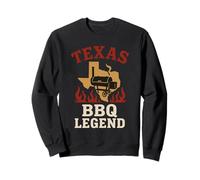 Texas BBQ Legend Pitmaster Grill Master Filet fumé Cadeau Sweatshirt