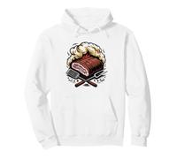 Texas BBQ Pitmaster Apron Vintage Smoke Fire Art Sweat à Capuche