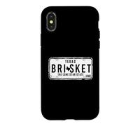 Texas Brisket The Lone Star State Barbecue Pitmaster Coque pour iPhone X/XS