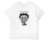 Texas Chainsaw Massacre Leatherface I Like Your Face T-Shirt T-Shirt WhiteL