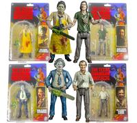 Texas Chainsaw Massacre Lot Figurines 5” & Scène Repas - Collection Complète