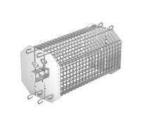 Texas Club Disque de cuisson réglable en acier inoxydable pour tournebroche, panier pour rôtissoire | Accessoires barbecue, panier pour rôtissoire, cuisson mains libres, 350x190x190mm